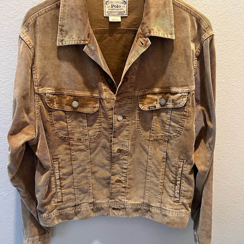 Never Worn Brand New Men’s Ralph Lauren Polo Corduroy Jacket Size Large